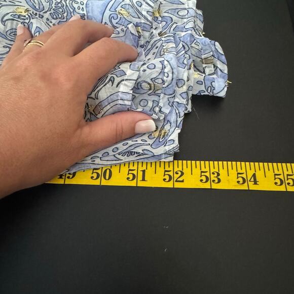 Express Swim Cover Up Womens XL Sheer Full Length Beach Yacht Sheer Tiered NWT - Picture 9 of 9